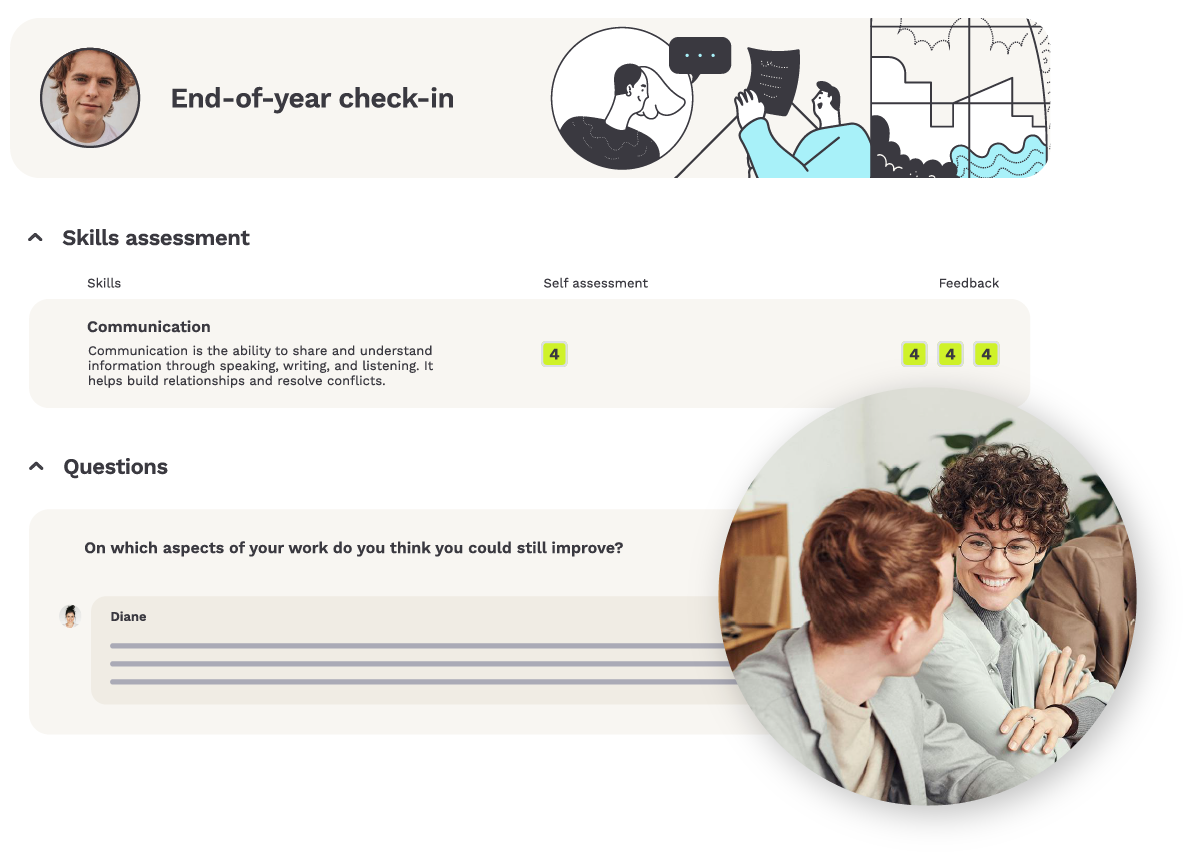 Beispiel für den Check-in